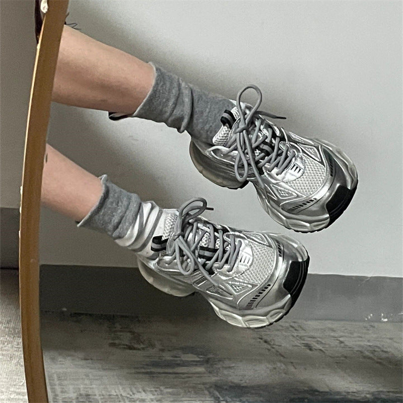 Alora Mesh-Sneaker mit dicker Sohle