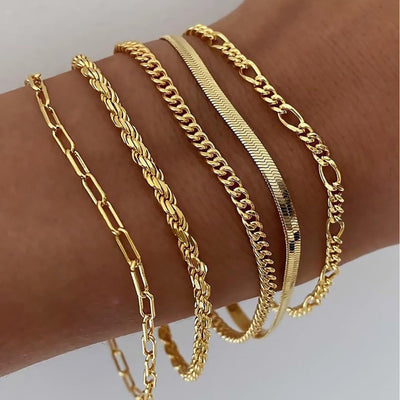 Ellis Renner Armbandset | Gold
