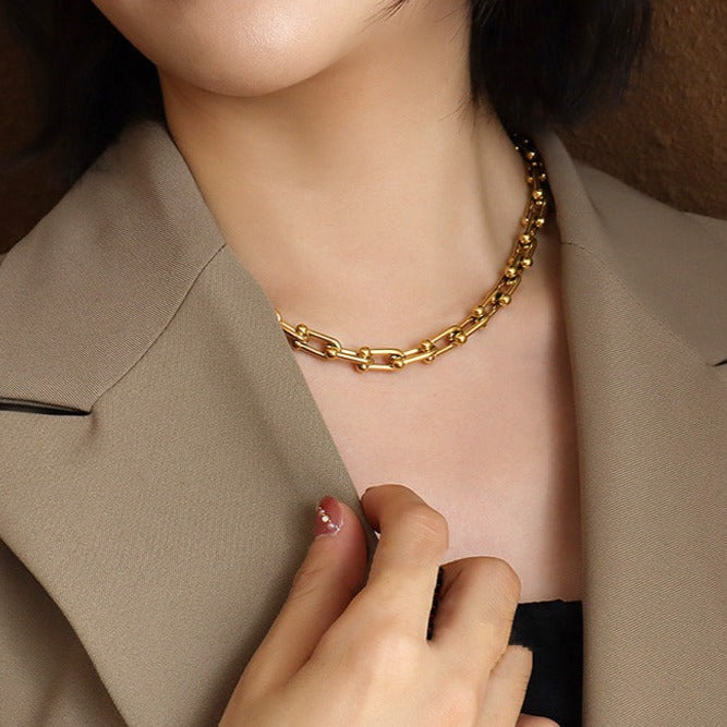 Kaskade Gold Kette Halskette