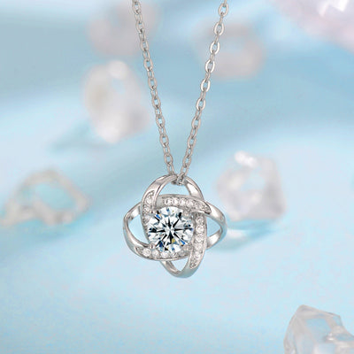 Fleur de Givre Klee-Knoten-Set | Weißgold