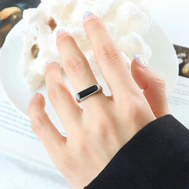 Brendina Auronyxa Ring | Weißgold