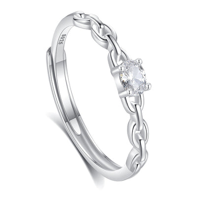 Rosetta Alberti Ring | Weißgold