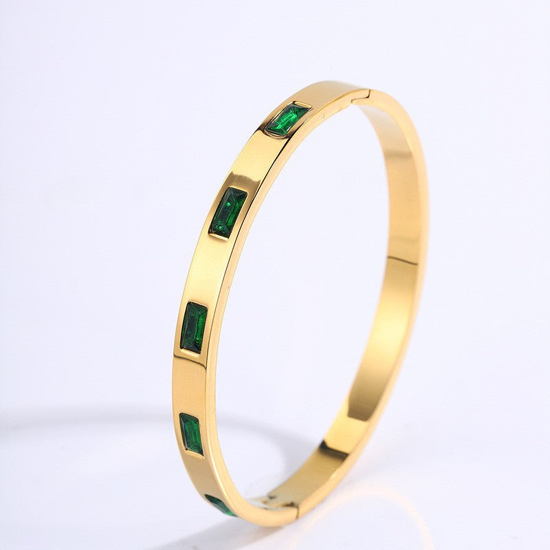 Renata Scarlatti Armband Schwarz | Gold