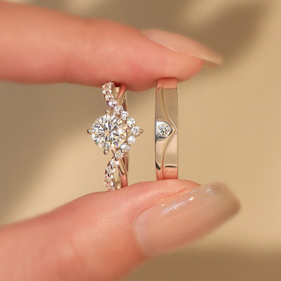 Elric Amora Paar Ringe | Gold