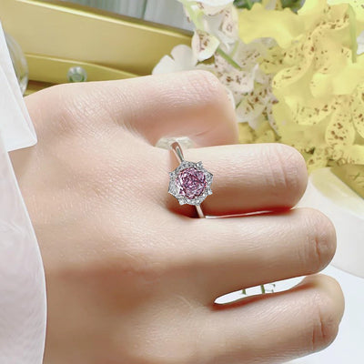 Amara Pinkdawn Satz | Weißgold