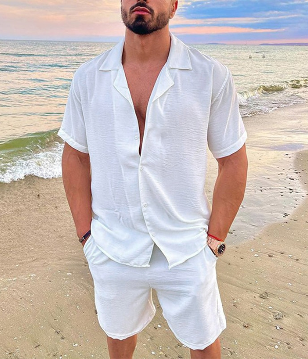 Julian Kurzarmhemd und Shorts Set