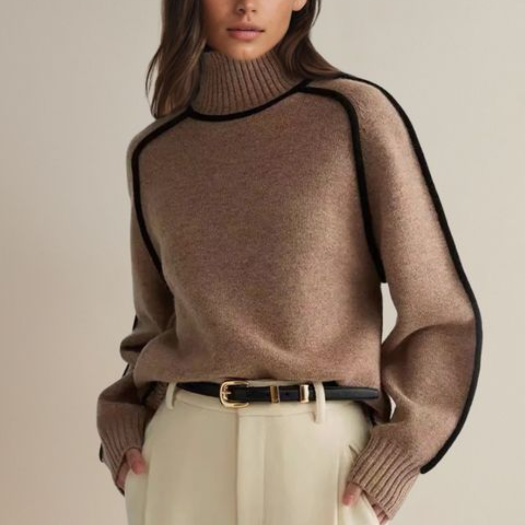 Sara-liv | Eleganter Rollkragenpullover