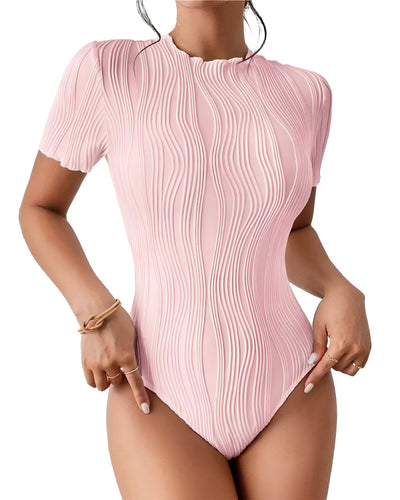 Janina | Elegantes Bodysuit mit Rundhalsausschnitt