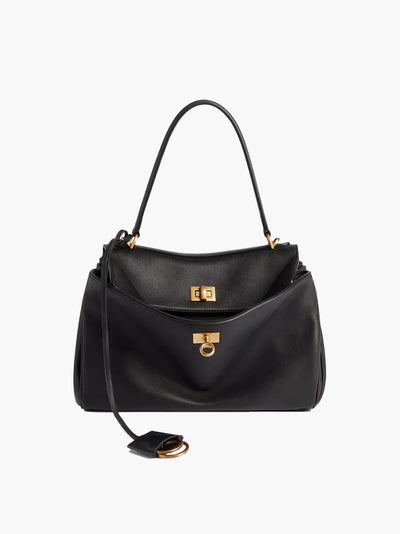 Schultertasche aus edlem Kunstleder