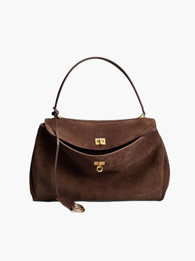 Elegante Wildledertasche