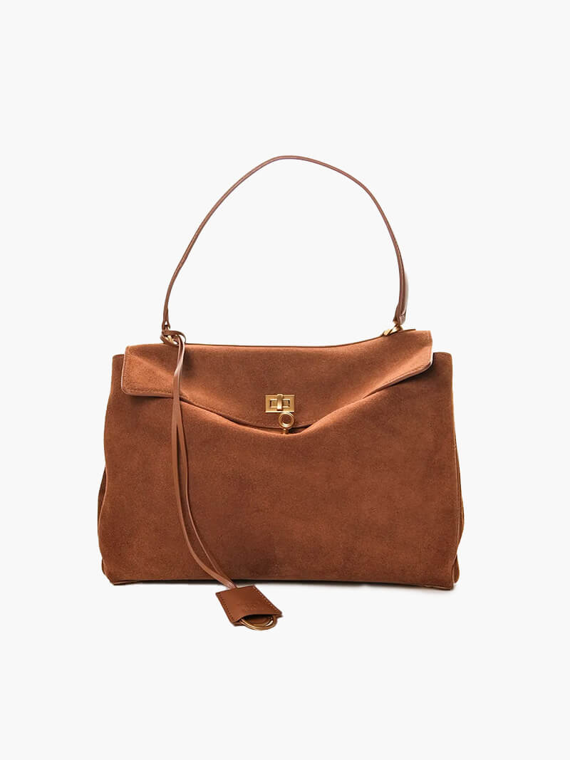 Elegante Wildledertasche