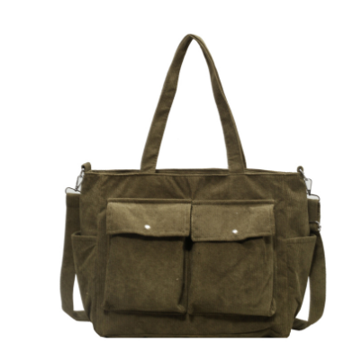 Braga™ Vintage Umhängetasche – Multifunktionale Schultertasche Aus Wachsbeschichtetem Baumwoll-Canvas Und Leder, Ideal Für Laptop