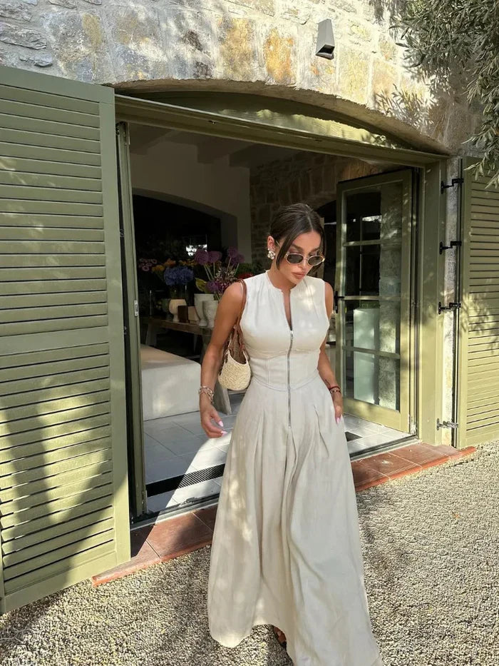 Michi – Luxuriöses Kleid mit Reißverschluss