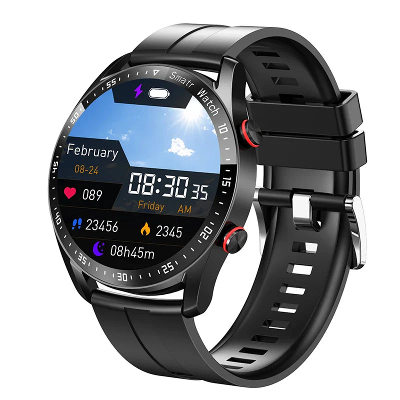 Smartwatch Für Männer Mit ECG+PPG, Bluetooth-Anruf, Sport- und Gesundheitsüberwachung, IP67 Wasserdicht