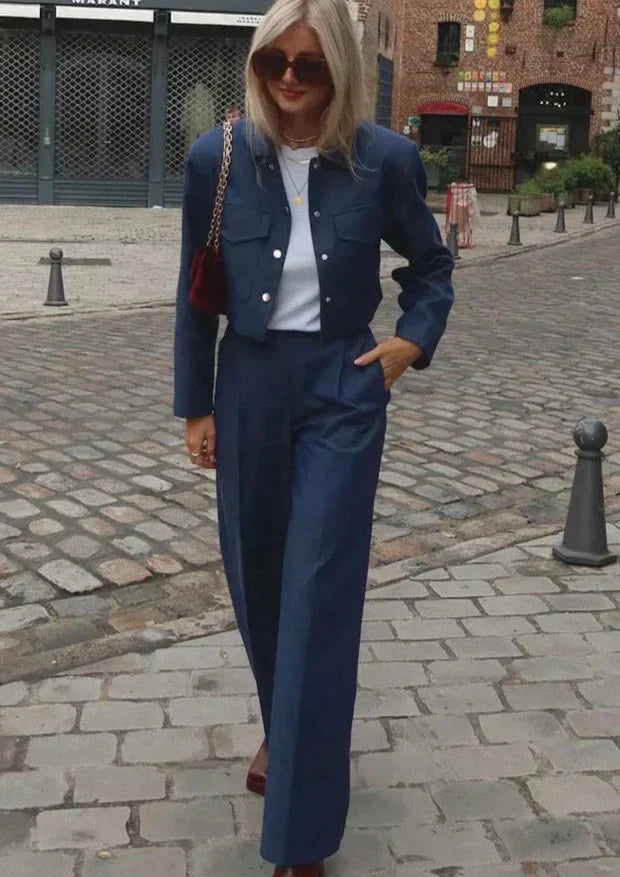 Thessaria – Stilvolles Jeans-Set