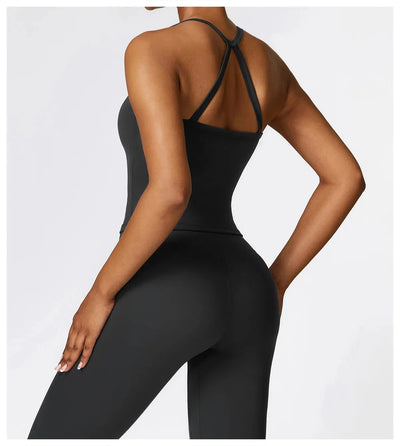 Hochwertige Fitness Kleidung mit Langärmligen Oberteilen und Hochtaillierten Leggings