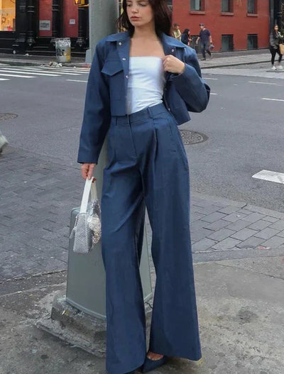 Thessaria – Stilvolles Jeans-Set