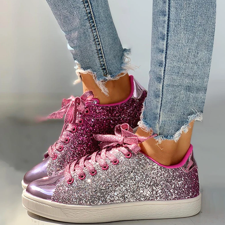 Mara - Luxuriöse Glitzerschuhe
