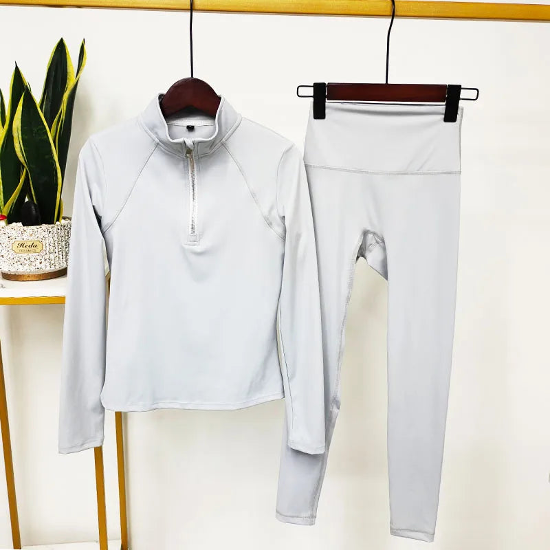 Hochwertige Damen Yoga Leggings Set