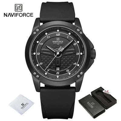 NAVIFORCE NF8031 Herren Sportuhr Silikonband, Wasserdicht, Stoßfest, Quarz mit Datum
