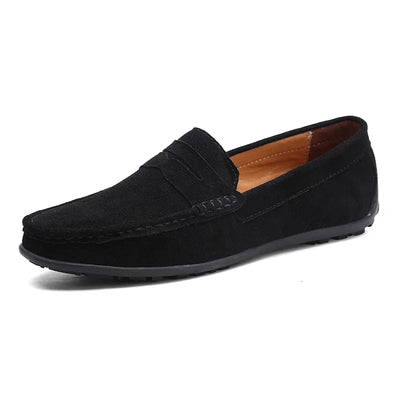 Hudson™ Penny Loafer Mokassin aus Weichem PU-Leder mit Klassischem Penny-Riemen - Slip-On Design