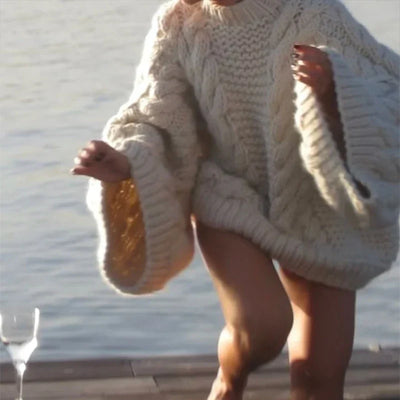 Tjaya | Vintage Gestrickter pullover