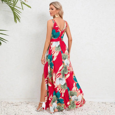 Brianne – Elegantes Maxikleid mit Blumenmuster
