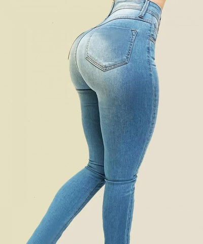 Gretchen Figurformende Strecken-Jeans