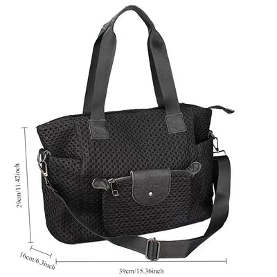 Damen Leichte Oxford-Stoff Schultertasche Für Kurze Reisen - Großes Fassungsvermögen & Stylisches Design