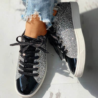 Mara - Luxuriöse Glitzerschuhe