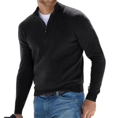 Ralf polo - Stylischer Pullover mit Reißverschluss für Herren