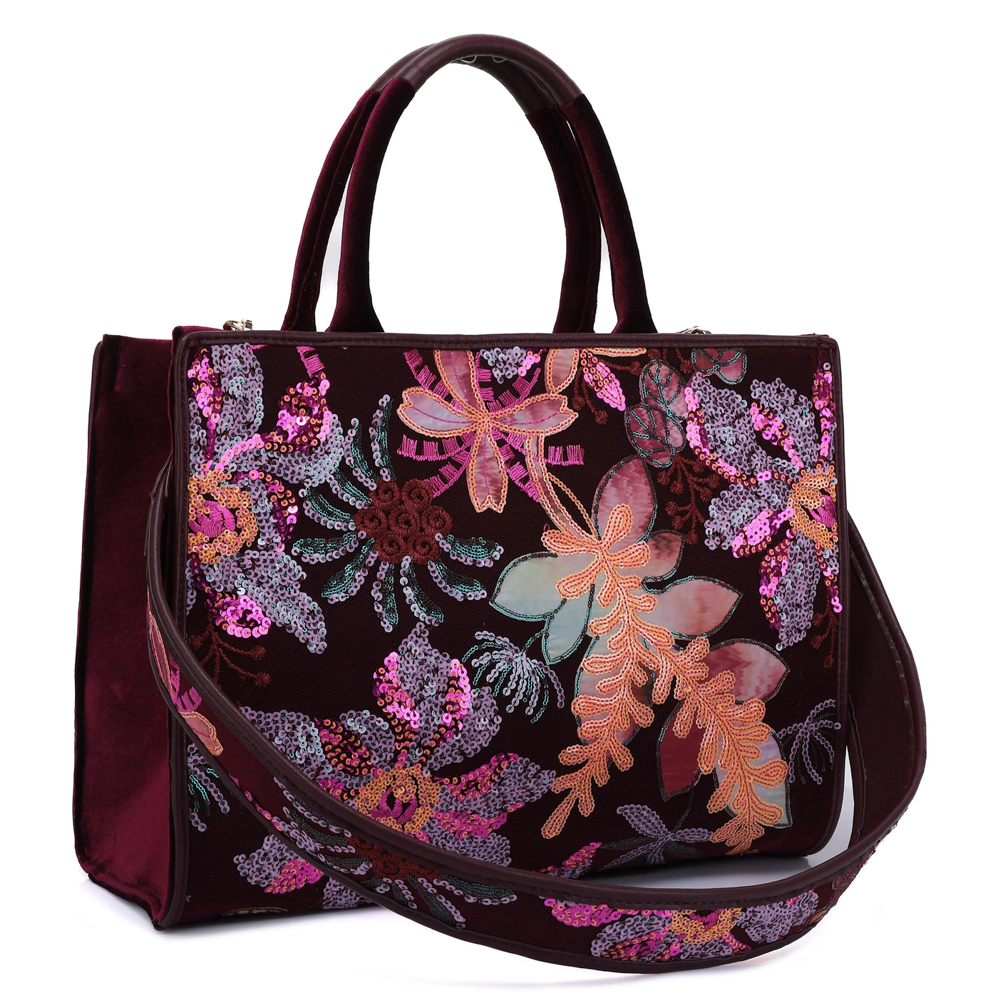 Damen Tote Bag Mit Glitzerndem Muster, Große Kapazität, Ideal Für Feste, Weihnachten Und Dates