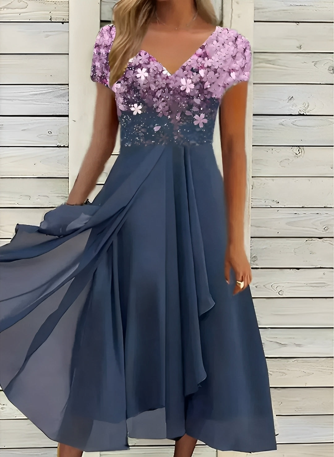 Carissa - Chiffonblusenkleid für Frauen