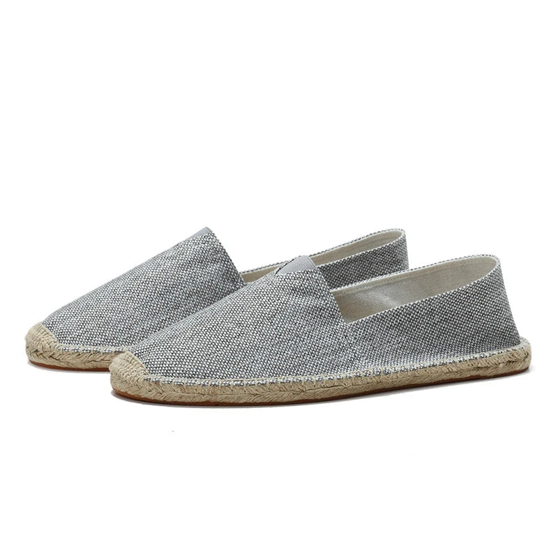 Marino™ Leinen-Espadrilles – Atmungsaktive Slipper Mit Elastischen V-Einsätzen und Gepolsterter Innensohle