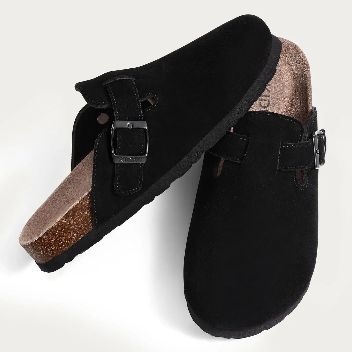 Clark Suede Komfort Clog - Karamellfarbenes Wildleder mit Ergonomischem Kork-Fußbett
