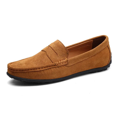 Hudson™ Penny Loafer Mokassin aus Weichem PU-Leder mit Klassischem Penny-Riemen - Slip-On Design