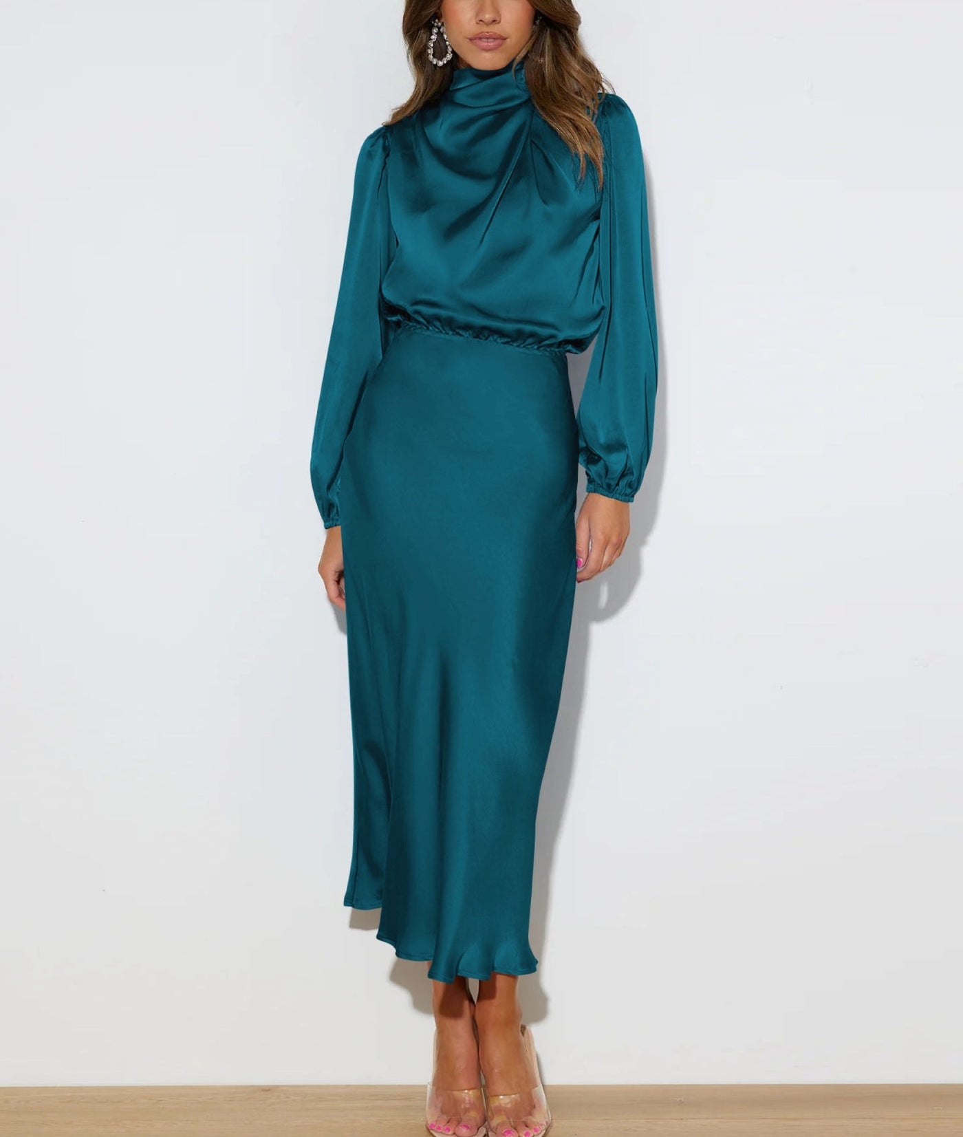 Audra - Elegantes langärmeliges Kleid