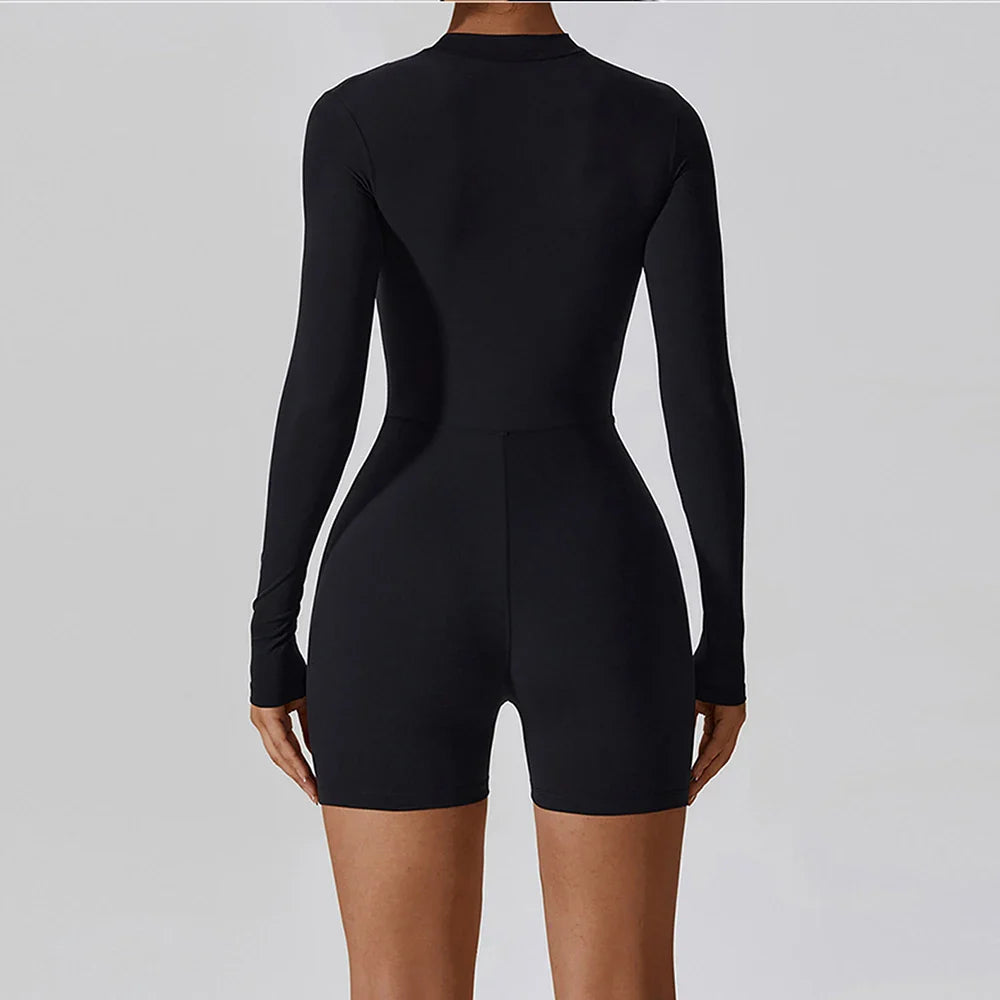 Eleganter Einteiler Sportanzug Für Yoga und Fitness