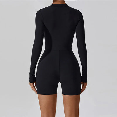 Eleganter Einteiler Sportanzug Für Yoga und Fitness