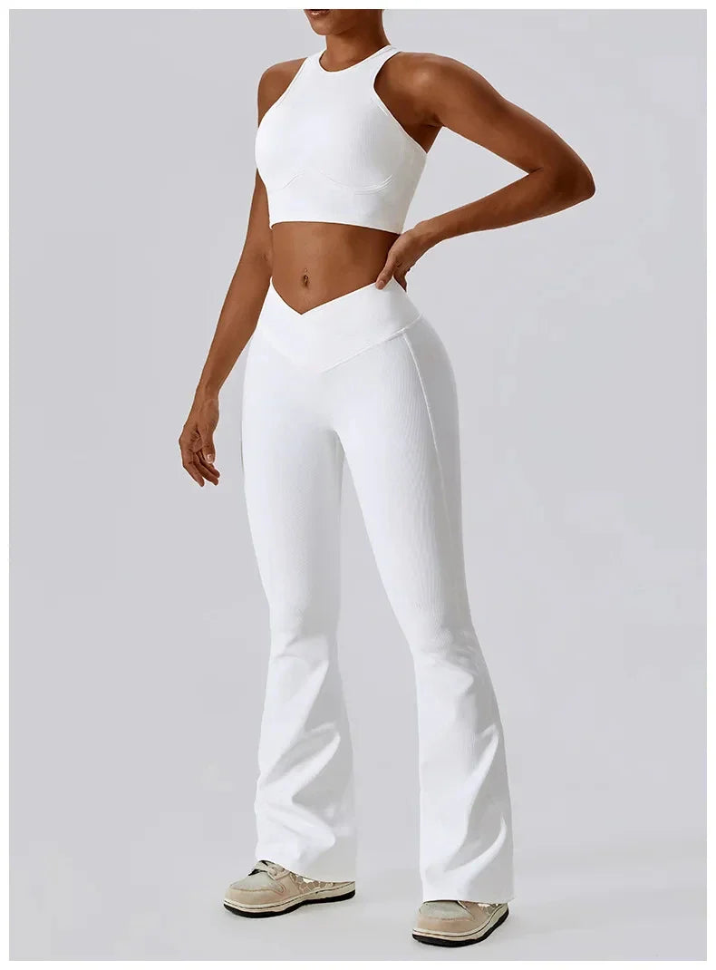 Sportedly Hohe Taille Leggings Für Frauen Mit Push-Up Fitness-Sport-BH Für Ideale Trainingsoutfits