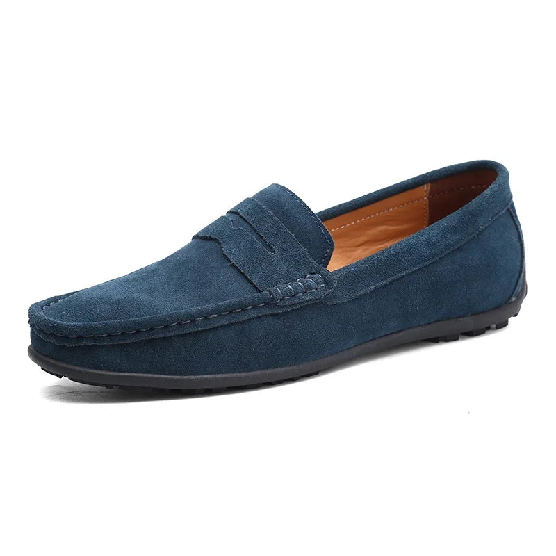 Hudson™ Penny Loafer Mokassin aus Weichem PU-Leder mit Klassischem Penny-Riemen - Slip-On Design
