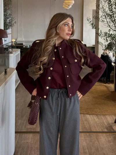 Christa Kurzjacke Military-Stil