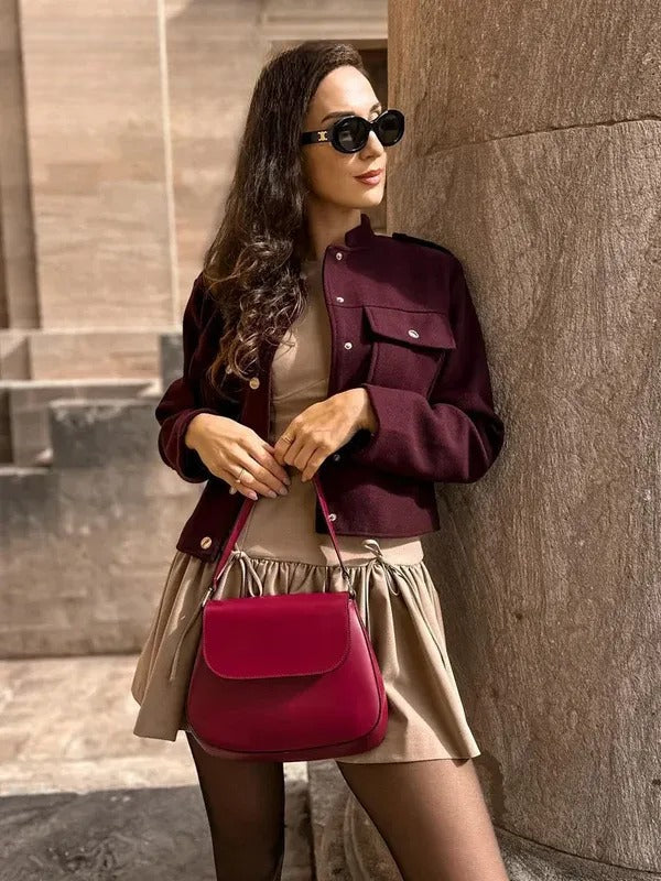 Christa Kurzjacke Military-Stil