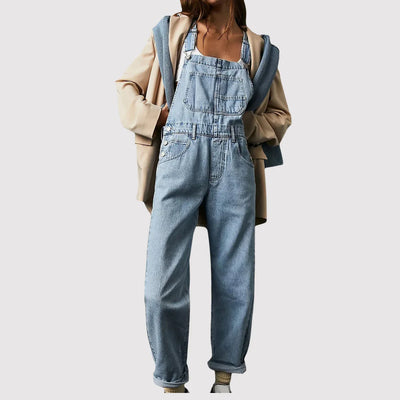 Shaira - Klassischer Denim-Overall in entspannter Passform