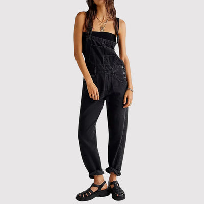 Shaira - Klassischer Denim-Overall in entspannter Passform