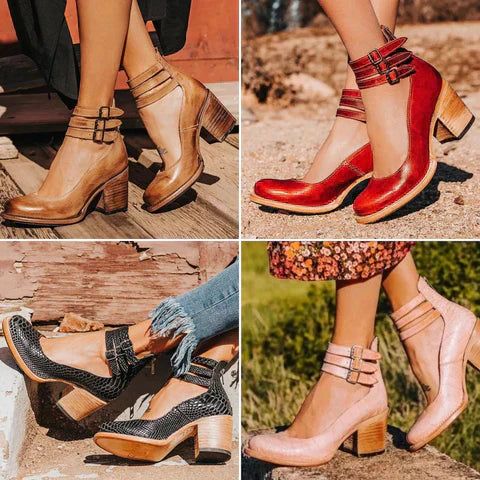 Wooden Walk - Edle High Heels