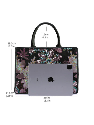 Helle Grüne Große Kapazität Tote Tasche Für Damen - Perfekt Für College, Hochzeiten Und Feste