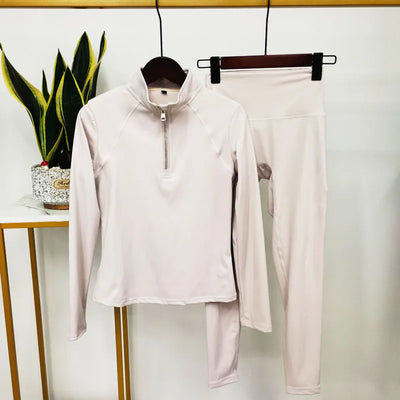 Hochwertige Damen Yoga Leggings Set