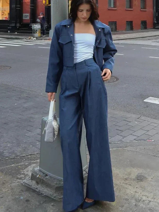 Thessaria – Stilvolles Jeans-Set