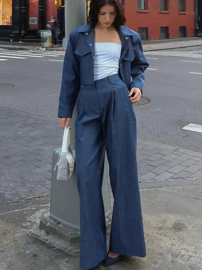 Thessaria – Stilvolles Jeans-Set